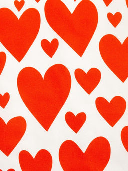 Цена за 2 шт. Полотенце «Этель» Red hearts 40×73 см, 100% хлопок, саржа 190 г/м²