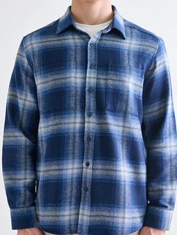 Regular Fit Ekose Gabardin Erkek G?mlek