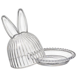 БЛЮДО СЕРВИРОВОЧНОЕ С КРЫШКОЙ RABBIT FAMILY 14*14*16 СМ - Lefard фото 4