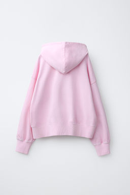 SUDADERA FELPA CREMALLERA / Rosa - Zara фото 2