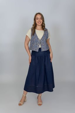 Юбка  70% лен+30% хлопок