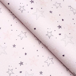 Бумага упаковочная, глянцевая Звездный день, 70 х 100 см, 1 лист - UPAK LAND фото 2