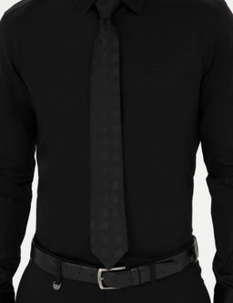 Siyah Slim Fit Uzun Kollu Basic G_mlek - Pierre cardin фото 13
