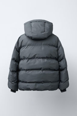 ABRIGO ACOLCHADO ETIQUETA WATER REPELLENT / Gris - Zara фото 4