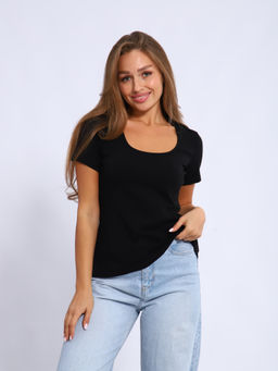 Футболка женская 6-203 (чёрный)