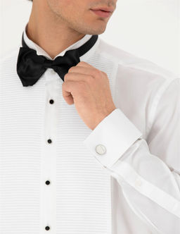 Beyaz Slim Fit Smokin G_mlek - Pierre cardin фото 7