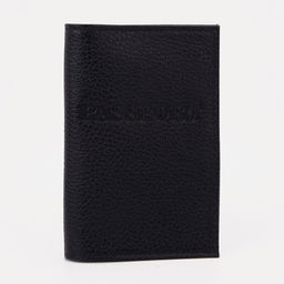 Обложка для паспорта, чёрная