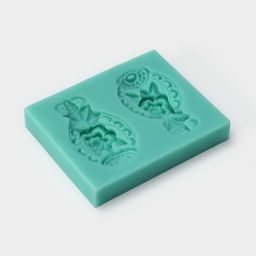 Цена за 4 шт. Молд для заливки Гавайский ананас, силикон, 7.5?6 см, зелёная - Simaland фото 3