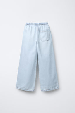 SLIM WAIST WIDE-LEG JEANS - Zara фото 2