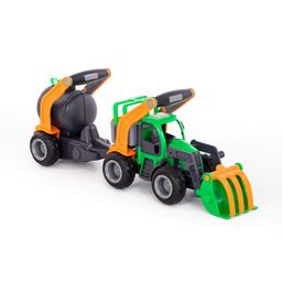 ГрипТрак, трактор-погрузчик с цистерной (в коробке) - Полесье фото 11