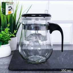 Френч-пресс 350 мл с кнопкой / 300GPS /уп 80/ - Галеонтрейд фото 7