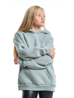 Джемпер худи для девочки 22-6605 мята