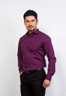 Сорочка мужская длинный рукав GREG 740/139/LID/Z