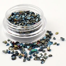 Декоративные элементы для декора Камень, объёмные, цвет изумрудный/голография - Queen fair фото 2