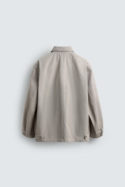 RELAXED FIT WASHED JACKET WITH POCKETS - Zara фото 18