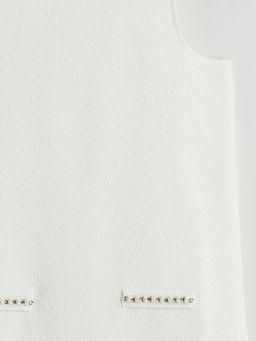 Bisiklet Yaka Ta?l? K?z ?ocuk T?vit Elbise