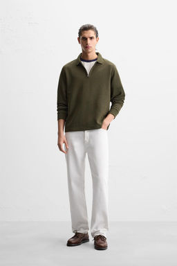 ZIP COLLAR POLO SHIRT - Zara фото 18