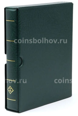 Альбом для монет без листов с защитным шубером формат Optima F Зеленый LEUCHTTURM 312210