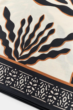 PALM TREE PRINT SCARF - Zara фото 4