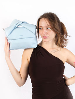 LACCOMA сумка Молли-Y2005-голубой эко кожа хлопок