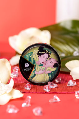 Массажное аромамасло в виде свечи Shunga Спокойствие. Зеленый чай(Zenitude.Exotic Green Tea), 30мл
