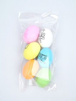 Заготовки для творчества Пасхальные яйца под роспись, набор 6 шт., МИКС