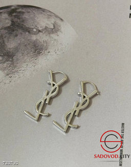 Серьги мед сплав женские