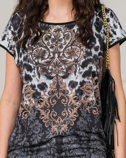 ТУНИКА СВОБОДНОГО ПОКРОЯ - Sahar art lab фото 3