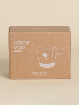 Кружка SL Home Цветок, 520 мл, 13.5?9.6?9.8 см, керамика, белая