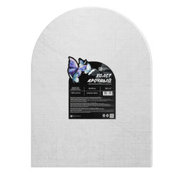 Холст художественный на картоне белый Феникс+ арт. 72838/ 40 БАБОЧКИ (30x40 см, форма: арочная, хлоп