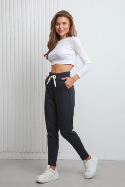 Брюки спортивные женские Karma Life хлопок с эластаном  фото 6