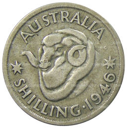 1 шиллинг 1946 года Австралия