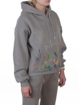 005 GRAY Костюм спортивный зимний женский (95% хлопок, 5% полиэстер)