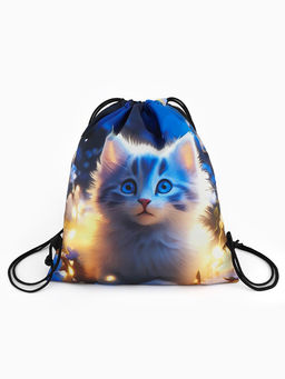 Мешок для обуви «Киса», на стяжке, 36×0.5×42 см