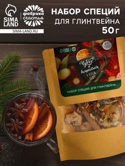 Набор специй для глинтвейна Чудес и волшебства в новом году, 50 г