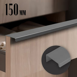 Цена за 2 шт. Ручка CAPPIO RT001, L=150 мм, м/о 128 мм, цвет графит