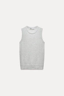 FINE KNIT WOOL AND ALPACA BLEND TOP - Zara фото 7