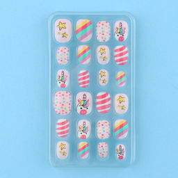 Детские накладные ногти Розовый единорожка, набор 24 шт. - Выбражулька фото 6