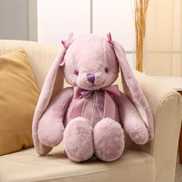 Мягкая игрушка «Зайка», с бантиками, 60 см, цвет МИКС