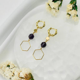 Серьги из Аметиста