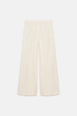 ZW COLLECTION PLEATED WIDE-LEG TROUSERS - Zara фото 6