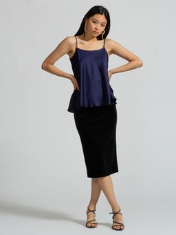 Топ широкий из атласа - Tantino фото 2