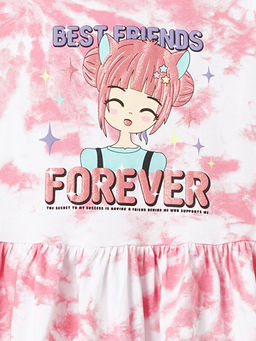 Bisiklet Yaka Desenli K?z ?ocuk Elbise 2li - Waikiki фото 3