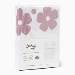 КПБ LoveLife 1.5 сп Цветы 147*210,150*215,50*70 -1 шт,100% хлопок,бязь 120 г/м2  фото 11