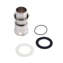 Смеситель для раковины Accoona A9690, однорычажный, с гайкой, нержавеющая сталь