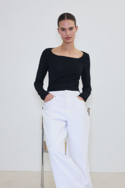 Camiseta de manga larga Warming Slim Fit - H&m фото 5