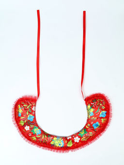 Карнавальный набор «Народная краса»: юбка р-р 40-48, воротник, повязка, цвет красный