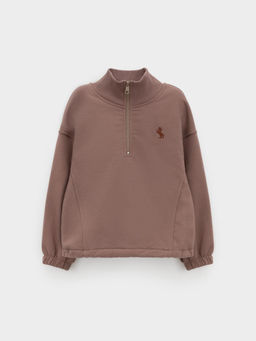 КР 302821/капучино к631 джемпер (свитшот) для дев - Crockid фото 2