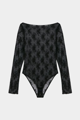 Боди из кружева с вырезом лодочка - Mollis фото 6