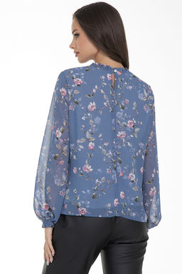 Блуза Волшебный шифон (блу) - Diolche фото 11